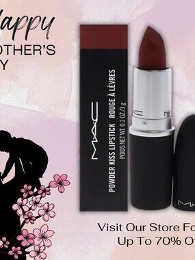 MAC Powder Kiss Lipstick - Devoted To Chili Lipstick Women 0.1 oz